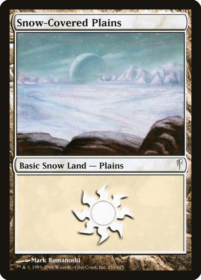 MTG: Coldsnap 151: Snow Covered Plains 