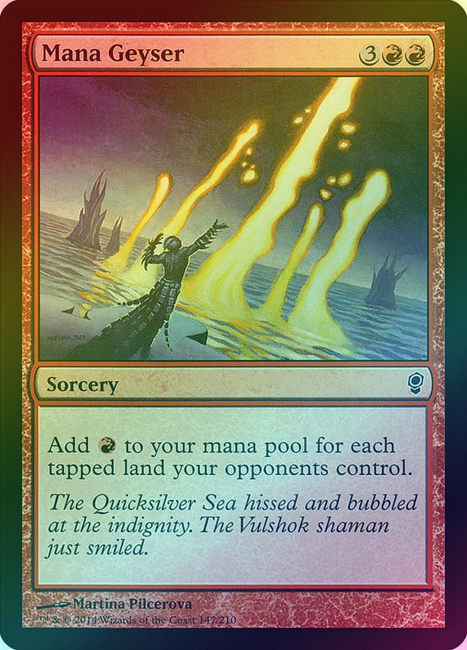 MTG: Conspiracy 147: Mana Geyser (FOIL) 