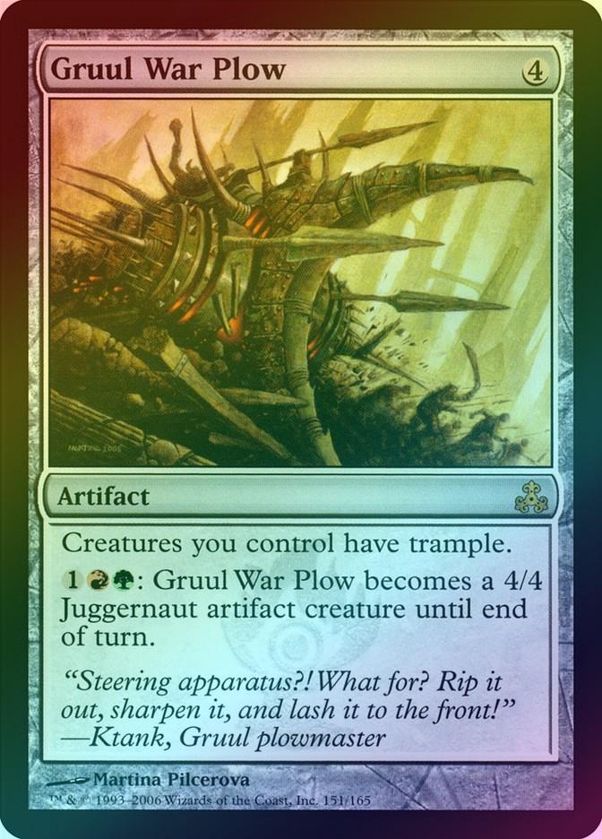 Magic: Guildpact 151: Gruul War Plow (FOIL) 