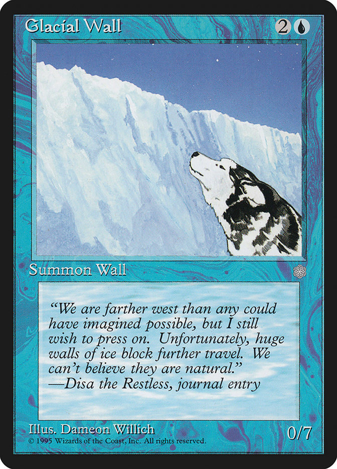 MTG: Ice Age 071: Glacial Wall 