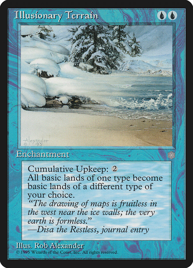 MTG: Ice Age 077: Illusionary Terrain 