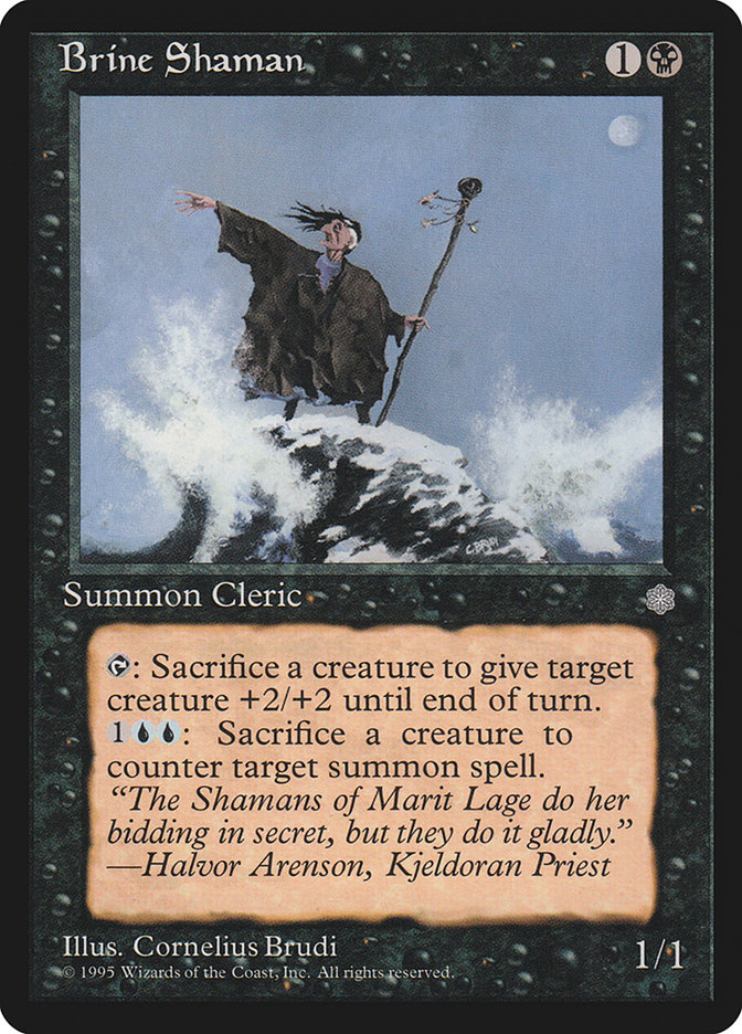 MTG: Ice Age 115: Brine Shaman 