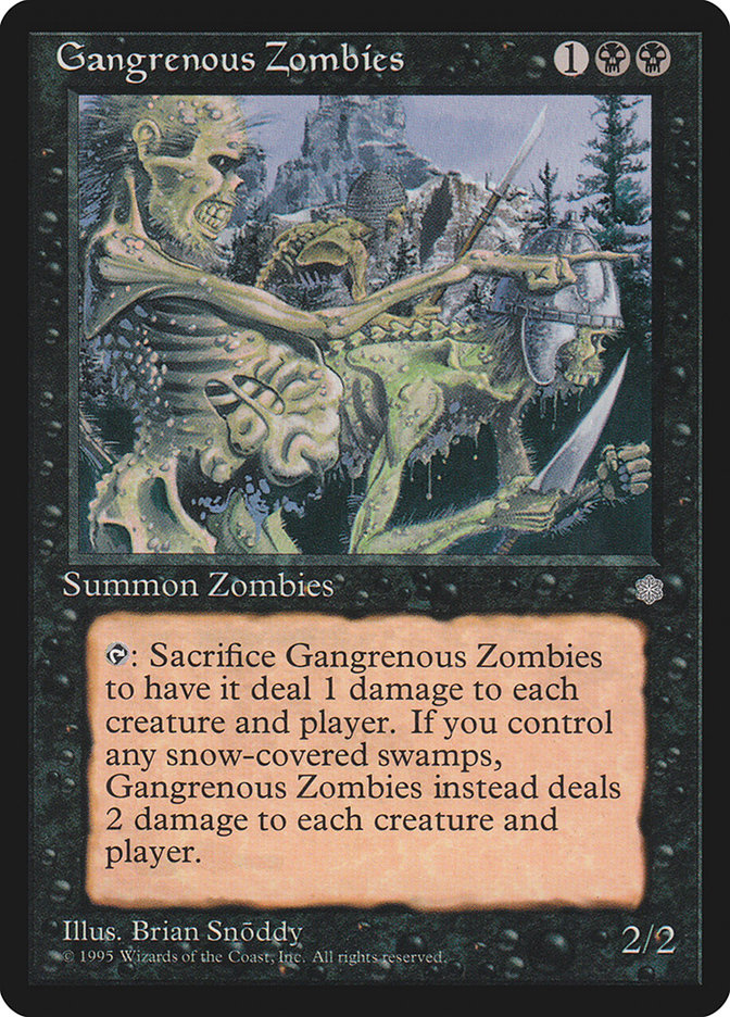 MTG: Ice Age 127: Gangrenous Zombies 