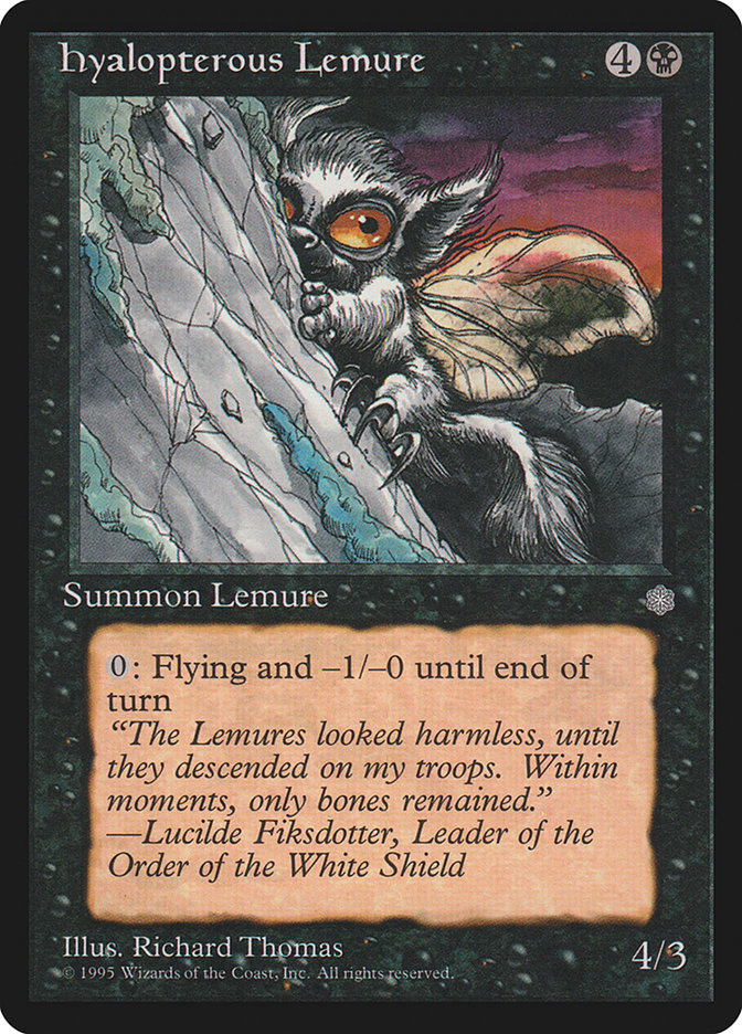 MTG: Ice Age 133: Hyalopterous Lemure 