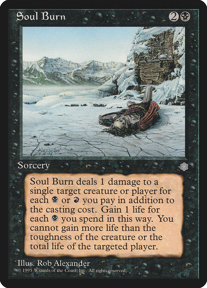 MTG: Ice Age 161: Soul Burn 