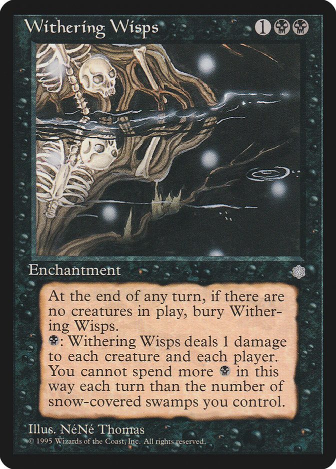 MTG: Ice Age 168: Withering Wisp 