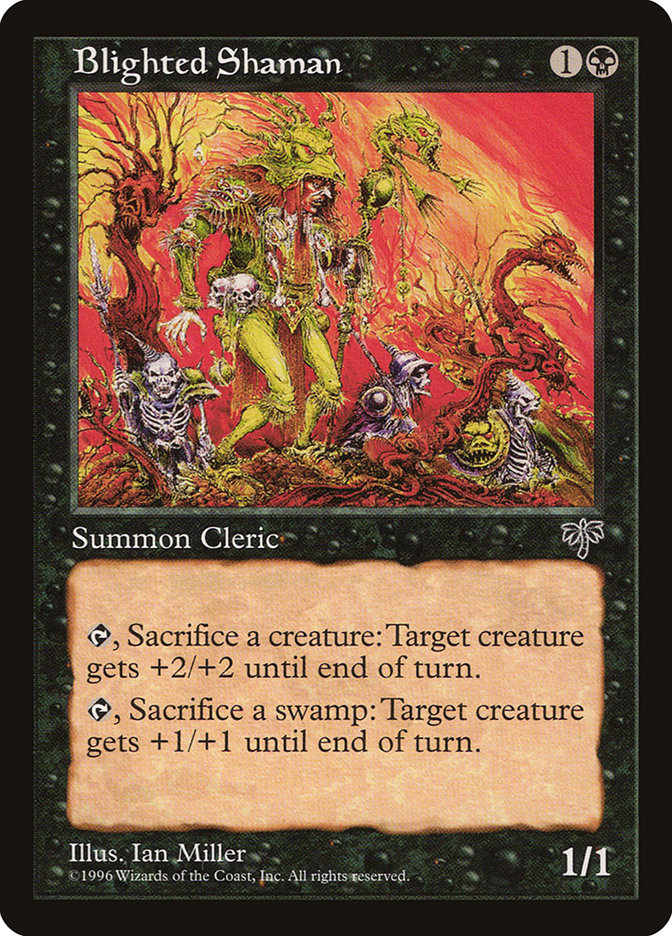 MTG: Mirage 107: Blighted Shaman 