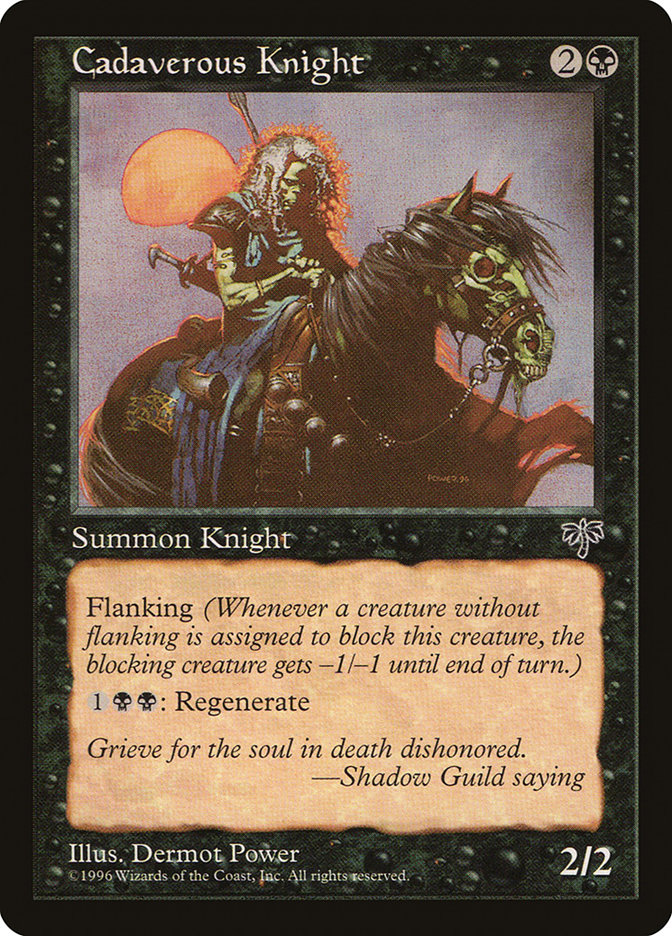 MTG: Mirage 110: Cadaverous Knight 