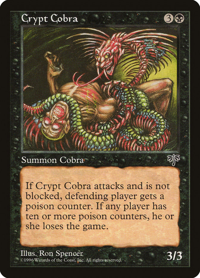 MTG: Mirage 114: Crypt Cobra 