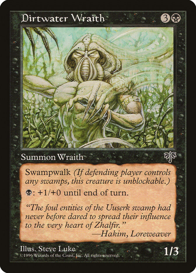 MTG: Mirage 117: Dirtwater Wraith 