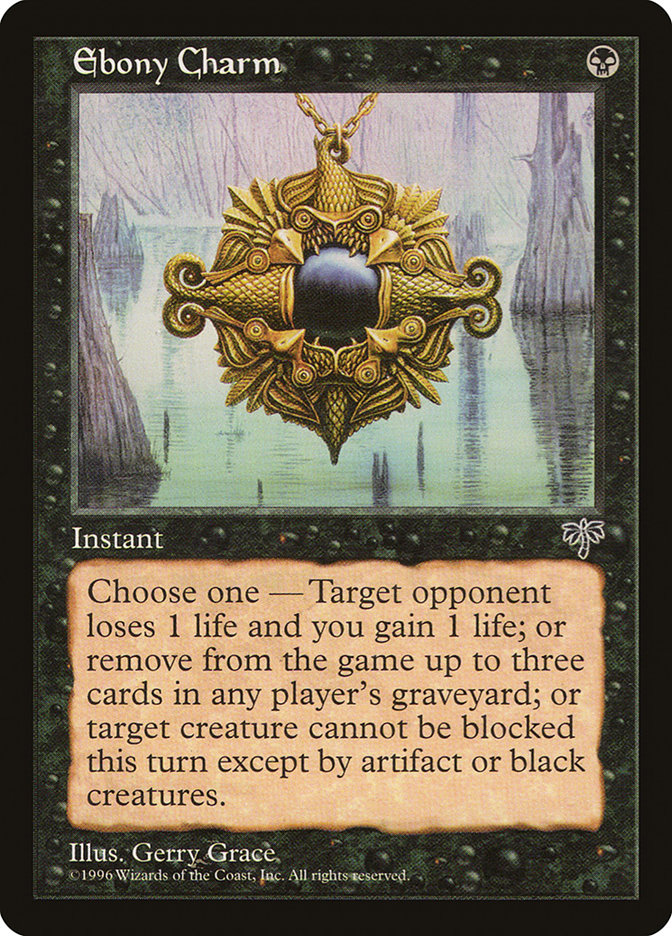 MTG: Mirage 120: Ebony Charm 