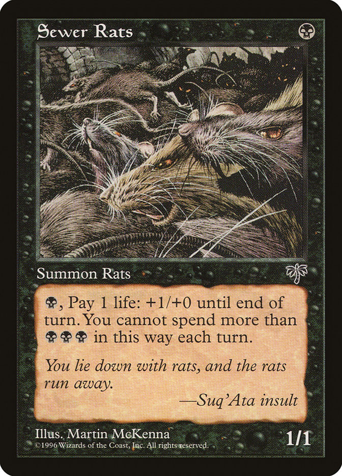 MTG: Mirage 139: Sewer Rats 