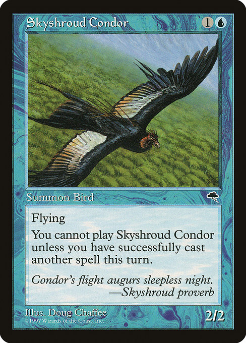 MTG: Tempest 088: Skyshroud Condor 