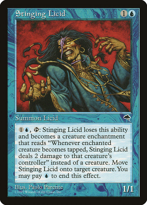 MTG: Tempest 091: Stinging Licid 