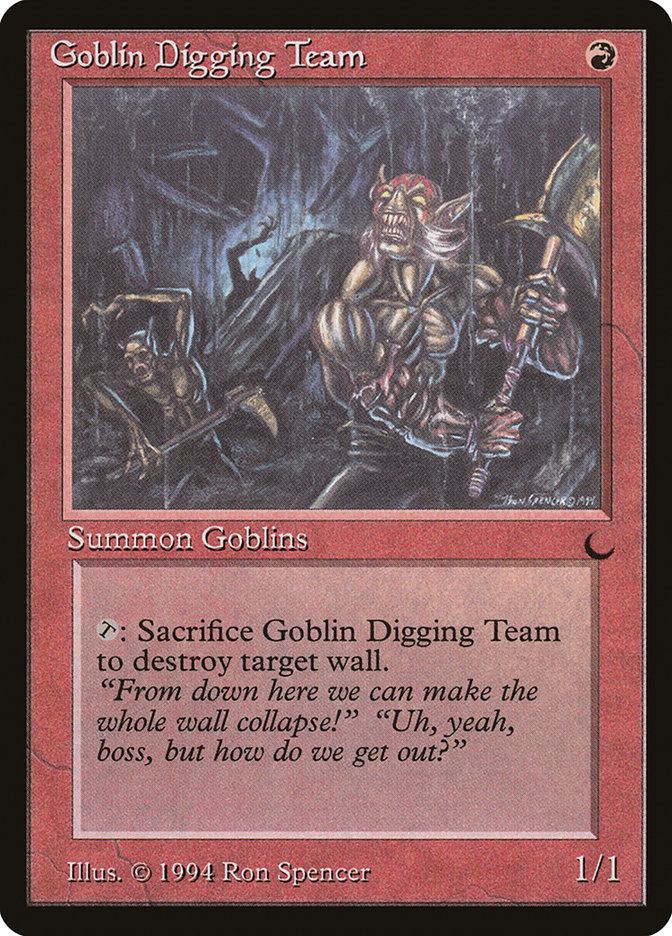 MTG: The Dark 065: Goblin Digging Team 