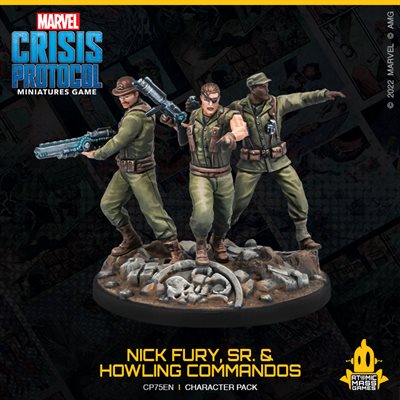Atomic Mass Games - Marvel Crisis Protocol: Nick Fury Sr & the Howling  Commandos #ATOCP75EN [841333112486]