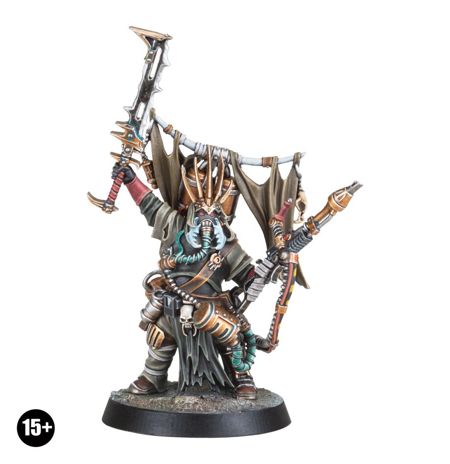 Necromunda: Chieftain with Venom Caster 