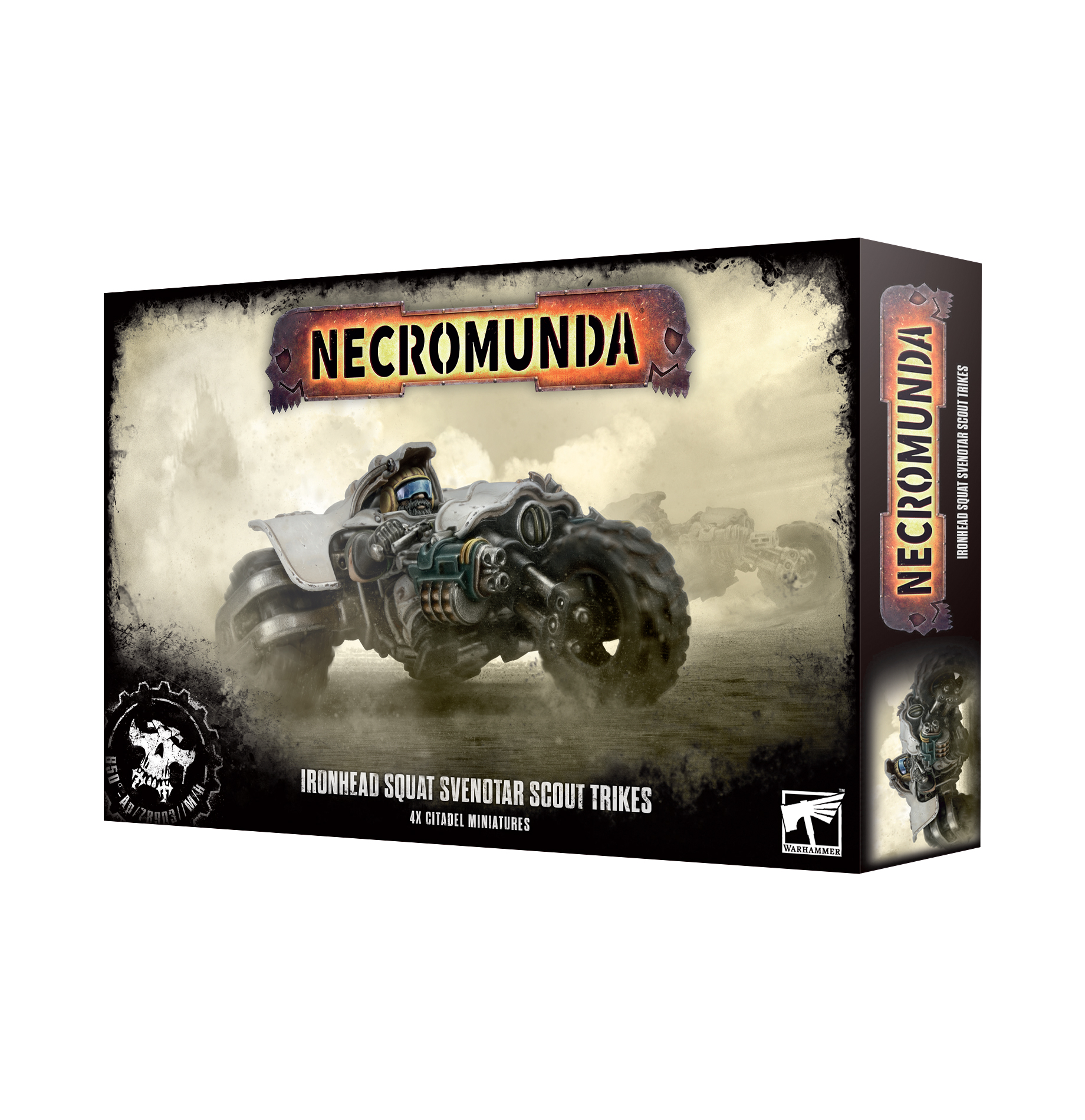 Necromunda: Ironhead Squat Prospector Svenotar Scout Trike 