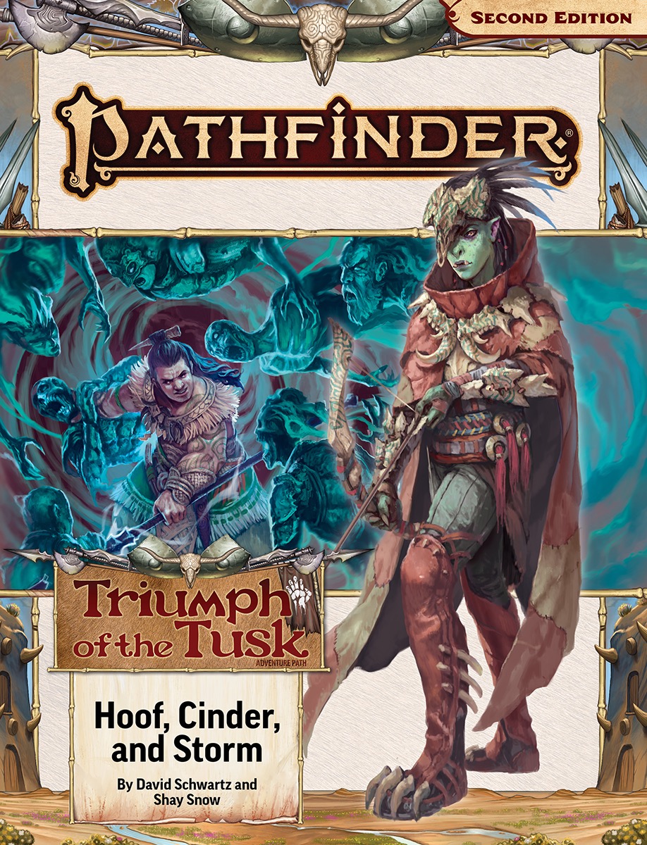 Pathfinder 2E Adventure Path: Triumph of the Tusk: Hoof Cinder and Storm 