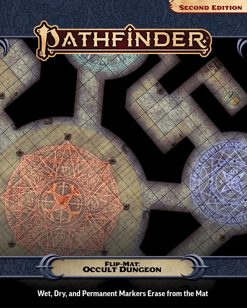 Pathfinder 2E: Flip Mat: Occult Dungeon 