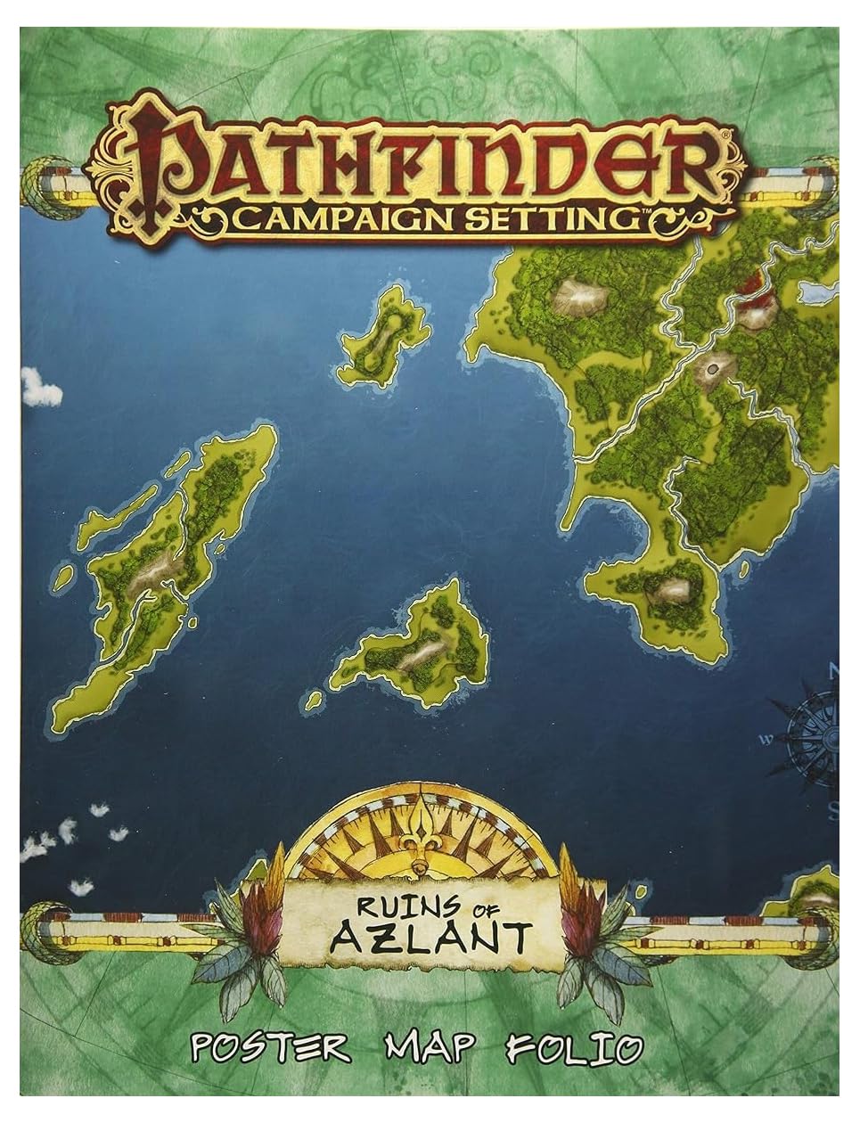 Pathfinder Campaign Setting: Ruins of Azlant: Poster Map Folio 