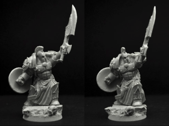 Scibor Monstrous Miniatures: Spartan SF Veteran #6 