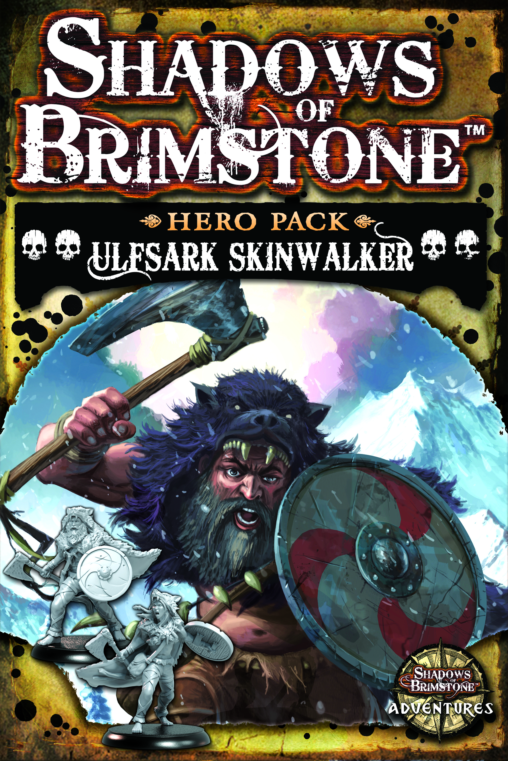 Shadows of Brimstone: Hero Pack: Ulfsark Skinwalker 
