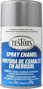 Testors Enamel Spray: Metallic Silver 