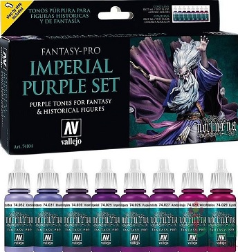  Vallejo Game Color Set 72382 Purple Color Set (4x18ml) : Arts,  Crafts & Sewing