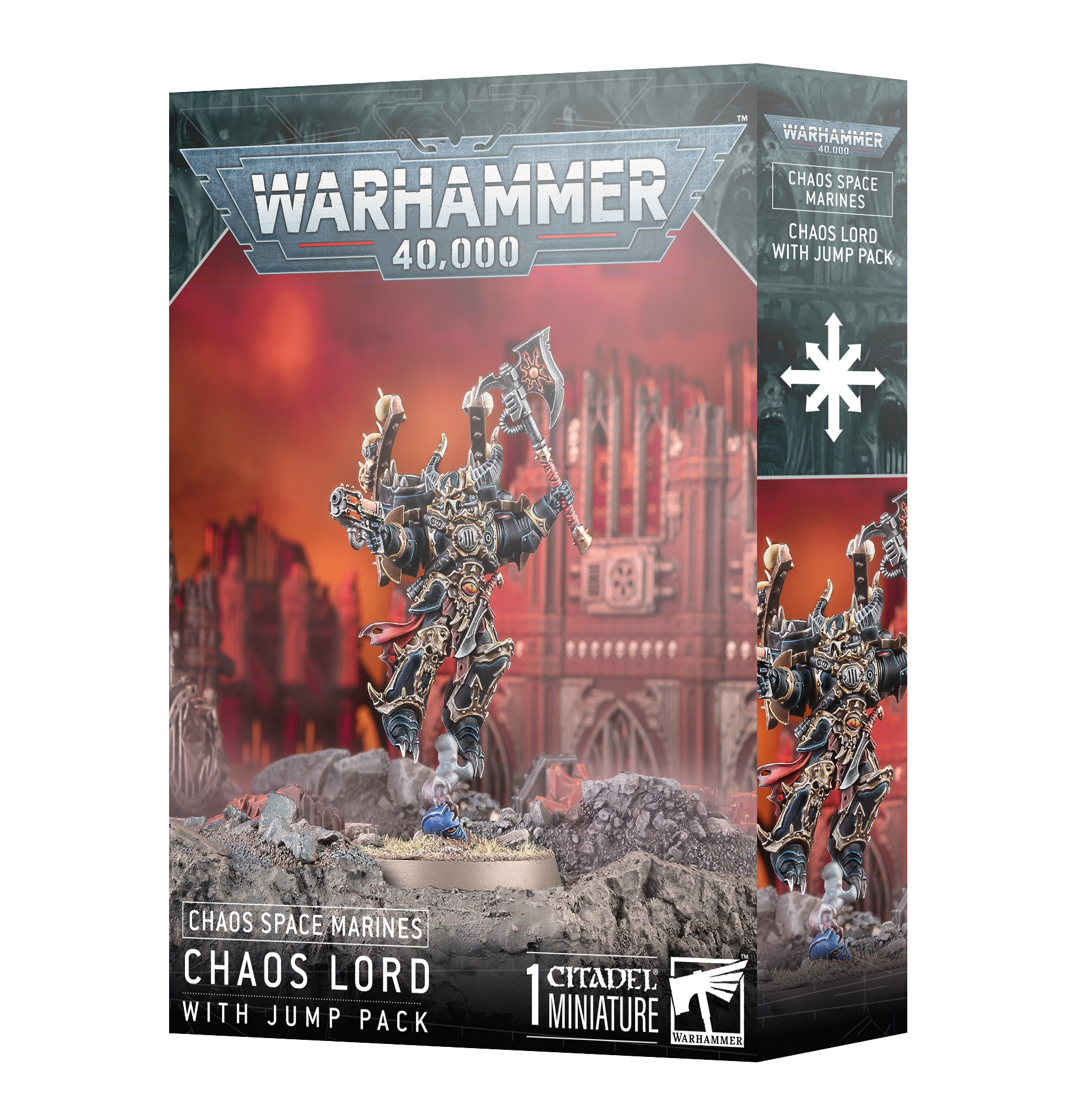 Warhammer 40,000: Chaos Space Marines: Chaos Lord with Jump Pack 