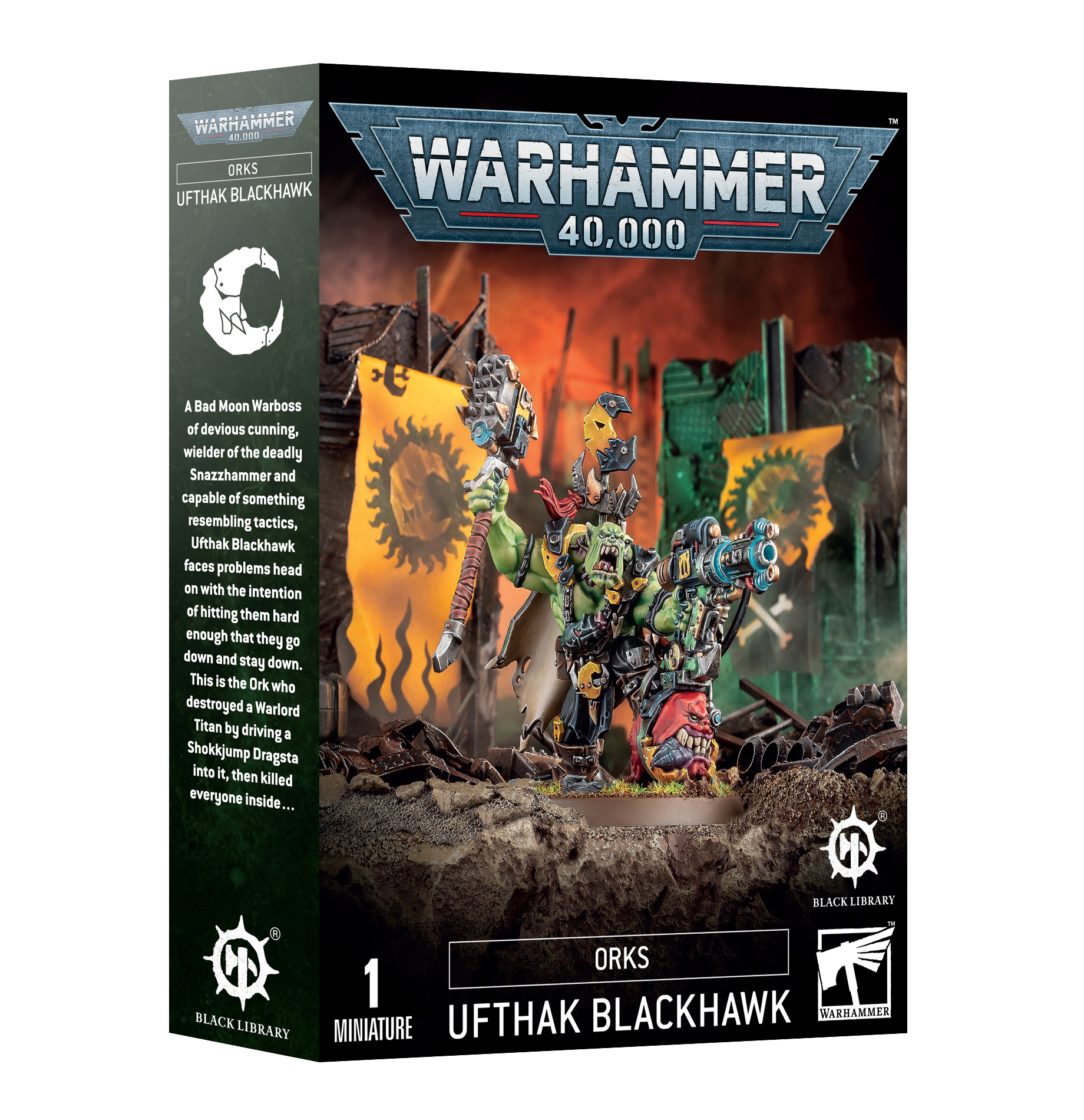 Warhammer 40,000: Orks: Ufthak Blackhawk (Black Library Figure) 