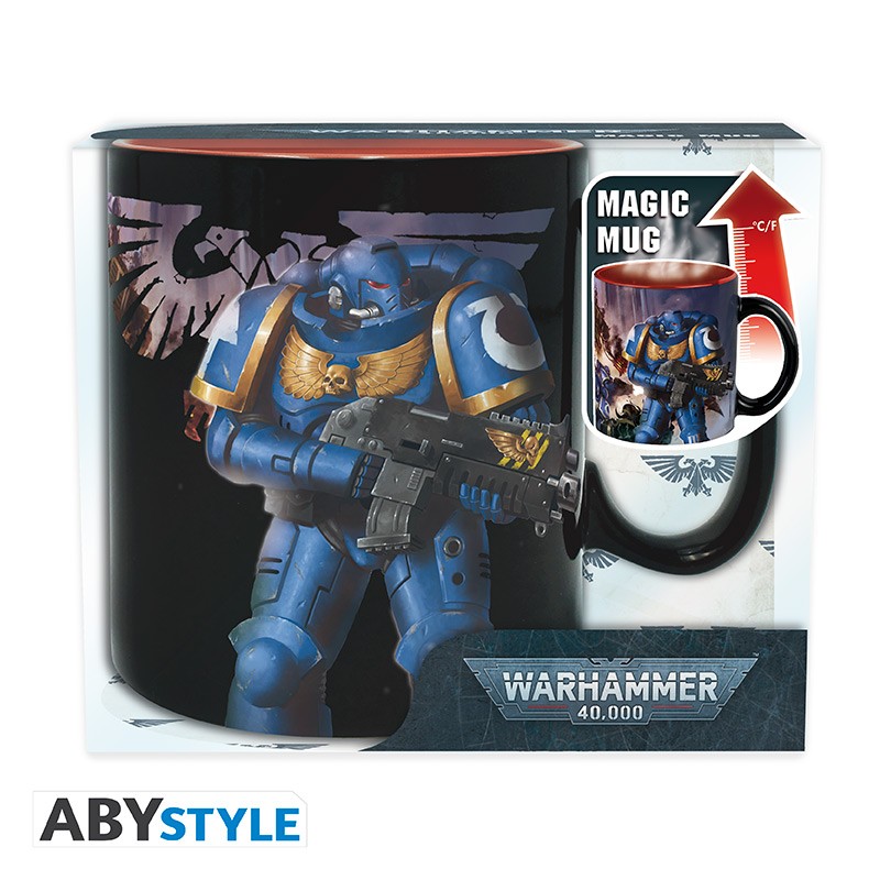 Warhammer 40K Mug Heat Change Ultramarine/Legion 