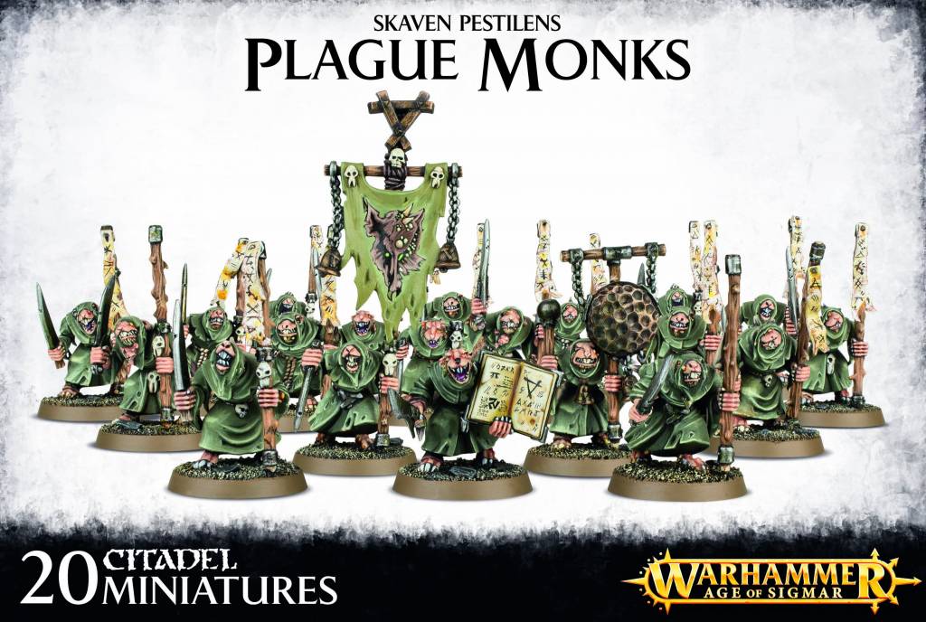 Warhammer Age of Sigmar: Clan Pestilens: Plague Monks 