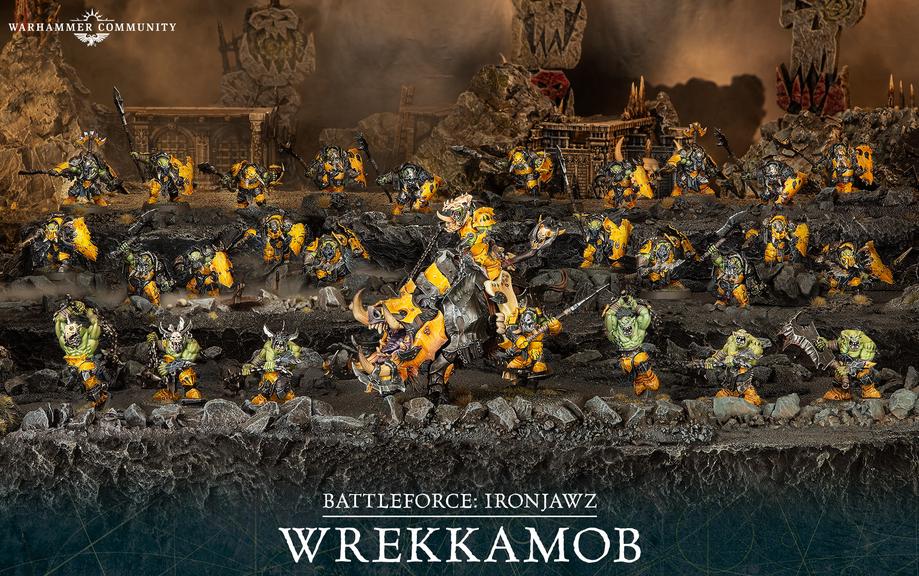 Warhammer Age of Sigmar: Ironjawz: Battleforce: Wrekkamob 