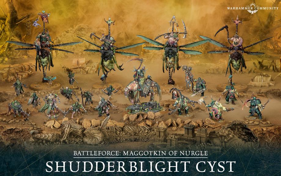 Warhammer Age of Sigmar: Maggotkin of Nurgle: Battleforce: Shudderblight Cyst 