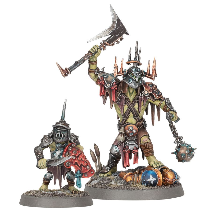 Warhammer Age of Sigmar: Orruk Warclans: Killaboss with Stab-grot 