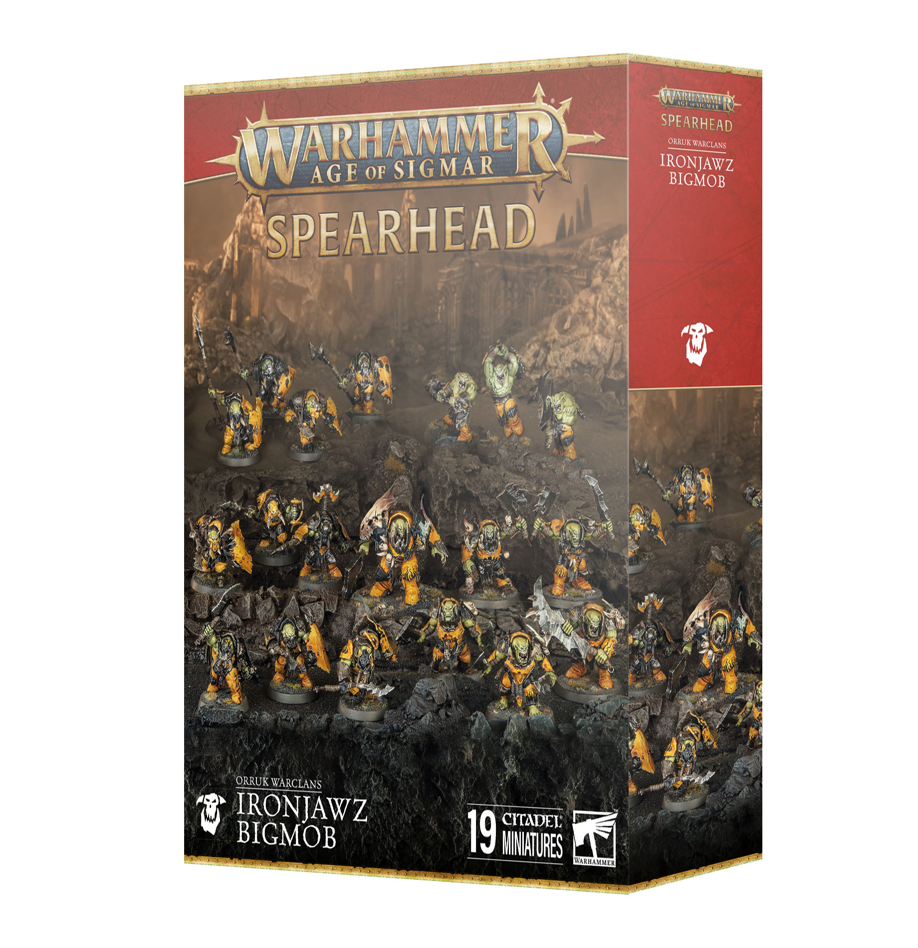 Warhammer Age of Sigmar: Orruk Warclans: Spearhead: Ironjawz Bigmob 