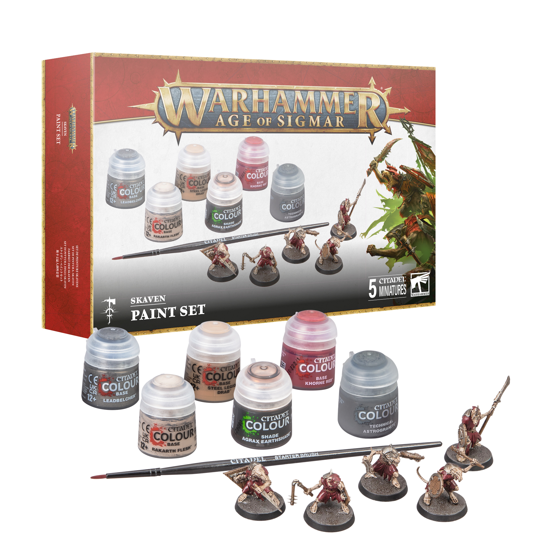 Warhammer Age of Sigmar: Skaven Paint Set 