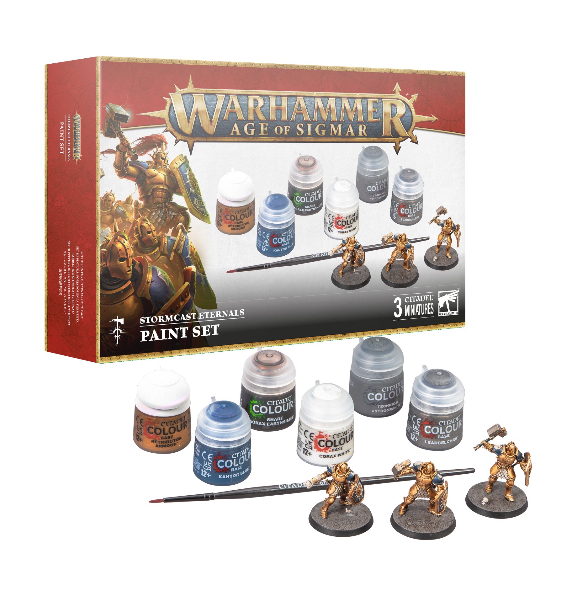 Warhammer Age of Sigmar: Stormcast Eternals Paints Set 