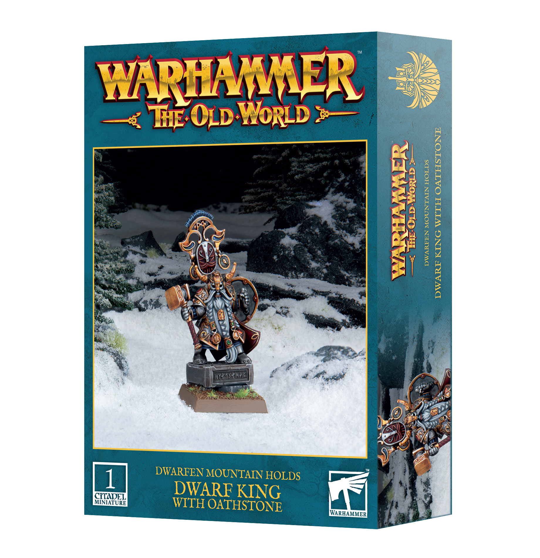 Warhammer: The Old World: Dwarfen Mountain Holds: Dwarf King with Oathstone 