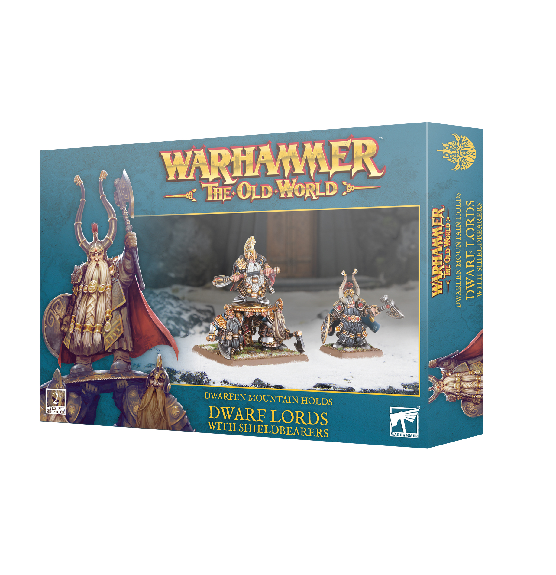 Warhammer: The Old World: Dwarfen Mountain Holds: Dwarf Lords with Shieldbearers 