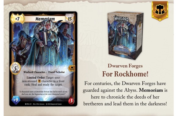 Warlord: Saga of the Storm CCG: Into the Accordlands Starter Deck: Dwarven Forges 