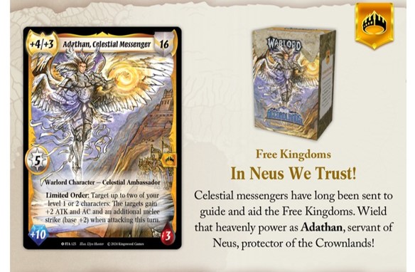 Warlord: Saga of the Storm CCG: Into the Accordlands Starter Deck: Free Kingdoms 