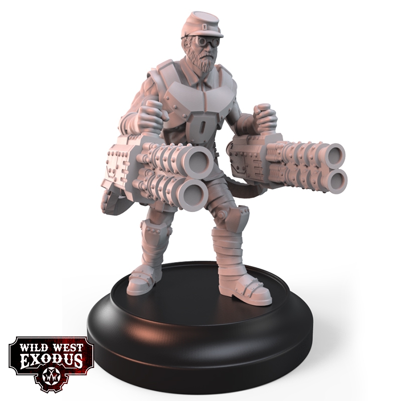 Wild West Exodus Confederate Rebellion: Scout with Twin Slug Launcher 