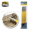 Ammo MIG: Rubber Brush Set 