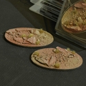 Battle Ready Bases: Badlands Oval 90mm (x2) 