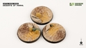 Battle Ready Bases: Deserts of Maahl Round 50mm (x3) 