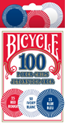 Bicycle: 100 Count Plastic Poker Chips 