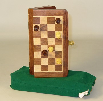 Wood Expressions - Chess Set: Folding Wood 7" Magnetic #WWI-68735 ...