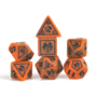 D&amp;D  Adventure Dice Set: Barbarian: Orange - SDZ2002-08 [810113710884]